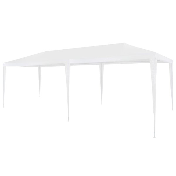 vidaXL Tente de réception 3x6 m PE Blanc