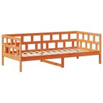 vidaXL Ensemble de lit de jour avec toit 90x190 cm bois massif de pin