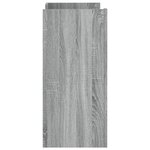 vidaXL Buffet sonoma gris 73 5x35x75 cm bois d'ingénierie