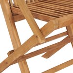 vidaXL Chaises de jardin avec coussins vert vif lot de 2 Bois de teck