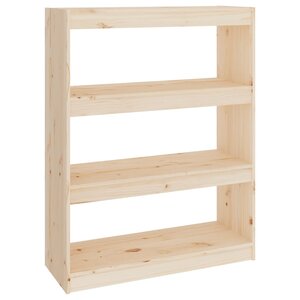 vidaXL Bibliothèque/Séparateur de pièce 80x30x103 5 cm pin massif