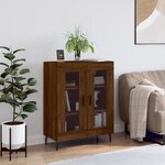 vidaXL Buffet chêne marron 69 5x34x90 cm bois d'ingénierie