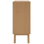 vidaXL Armoire à tiroirs OLDEN gris et marron bois de pin solide
