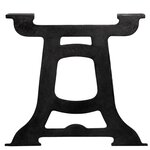 vidaXL Pied de table basse 2 Pièces Cadre en Y Fonte