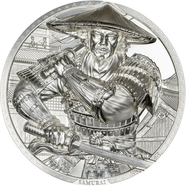 Pièce de monnaie en Argent 25 Dollars g 155.5 (5 oz) Millésime 2025 SAMURAI