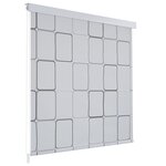 vidaXL Store roulant de douche 120x240 cm Carré