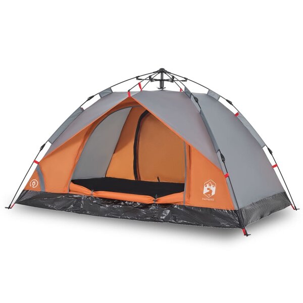 vidaXL Tente de camping à dôme 3 personnes libération rapide