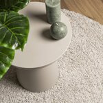 vidaXL Tapis shaggy PAMPLONA poils longs moderne crème Ø 80 cm