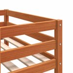 vidaXL Cadre de lit pour enfants sans matelas cire marron 80x200 cm