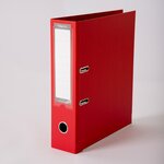 Lot de 1 classeur a4 class'hic rouge haut de gamme - dos 8 cm - marque enveloppebulle