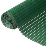 Nature Écran de jardin à double face PVC 1 5x3 m Vert
