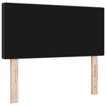 Headboard vidaXL Design Épuré Gris Foncé 100 cm Tissu Cordon