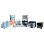 Module De Classement Pop-box 4 Tiroirs Aquarel - Couleurs Assorties - Exacompta