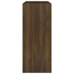 vidaXL Bibliothèque/Séparateur de pièce chêne marron 80x30x72 cm
