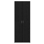 vidaXL Highboard Chêne Noir 70x42.5x185 cm Bois d'ingénierie