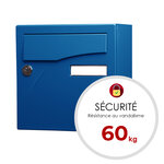 Boîte aux lettres Préface compact bleu gentiane brillant 5010b