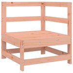 vidaXL Canapé d'angle de jardin bois massif douglas
