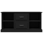vidaXL Meuble TV noir 99 5x35 5x48 cm bois d'ingénierie