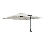 vidaXL Parasol de Patio Sable Polyester  Aluminium Grand Pliable