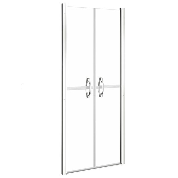 vidaXL Porte de douche ESG transparent 86x190 cm