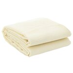 vidaXL Tapis de sol de camping crème 3 5x2 5 m