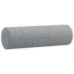 vidaXL Ensemble de canapés 4 Pièces coussins gris clair tissu