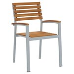 vidaXL Ensemble de salle à manger de jardin 3 pièces en bois massif d'acacia et métal