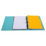 Classeur à levier PVC A4 dos de 70mm - Vert clair x 10 EXACOMPTA