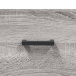 vidaXL Tables basses 2 Pièces sonoma gris 50x50x40 cm bois d'ingénierie