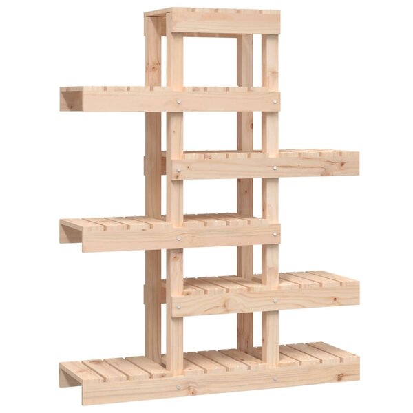 vidaXL Support à plantes 85x25x109 5 cm Bois massif de pin