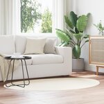 vidaXL Tapis 'HUARTE'crème à poils courts  doux et lavable 100x200 cm