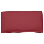 vidaXL Coussin de palette pour siège/dossier rouge vin 120x60x12 cm en tissu Oxford