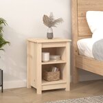 vidaXL Tables de chevet 2 Pièces 40x35x55 cm Bois de pin solide