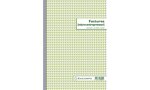 Manifold Factures micro-entrepreneur 29,7x21cm 50 feuillets dupli autocopiants EXACOMPTA