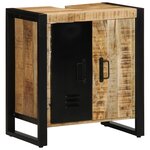 vidaXL Cabinet salle de bain 55x35x60 cm en bois massif