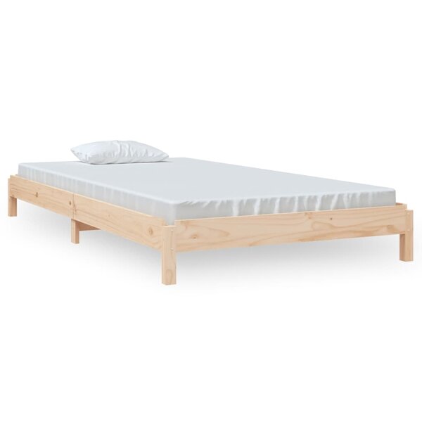vidaXL Lit empilable sans matelas 100x200 cm bois massif de pin