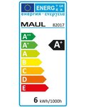 Lampe de bureau LED pearly colour vario, blanc MAUL
