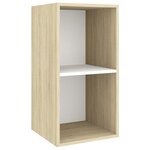 vidaXL Ensemble de meubles TV 5Pièces Blanc chêne sonoma Bois ingénierie
