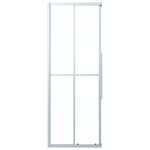 vidaXL Cabine de douche ESG dépoli 70x70x180 cm