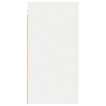 vidaXL Meuble TV Blanc 30 5x30x60 cm Bois d’ingénierie