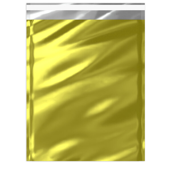 Lot de 50 sachet alu métallisé brillant doré 324 x 254 mm