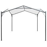 vidaXL Belvédère 3x3x2 6 m Blanc 180 g/m²