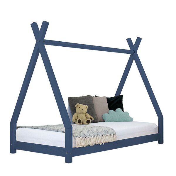 Lit tipi enfant NAKANA 120 x 190 bleu marine