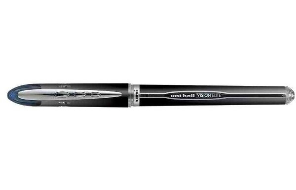 Roller encre liquide Vision Elite UB205 Pte Fine 0,5mm Bleu/Noir UNI-BALL