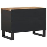 vidaXL Meuble TV 60x33x43 5 cm bois massif de manguier