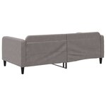 vidaXL Lit de repos taupe 100x200 cm tissu
