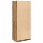 vidaXL Garde-robe chêne artisanal 80x50x200 cm bois d'ingénierie