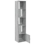 vidaXL Bibliothèque sonoma gris 40x36x189 cm bois d'ingénierie