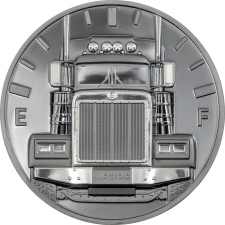 TRUCK KING OF THE ROAD 2 Once Argent Monnaie 10 Dollars Cook Islands 2022