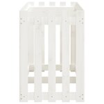 vidaXL Lit surélevé de jardin design de clôture 150x50x70cm pin massif